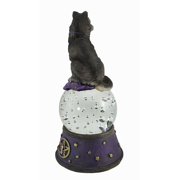 Majestic Wolf LED Light Crystal Ball Statue Pagan Wicca Pentacle - Picture 4 of 6